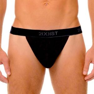2XIST Y-BACK THONG, Color: BLACK. 1 pc.